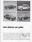 1961 Rootes Motors Hillman Sunbeam Alpine Gazelle Humber Rapier Vintage Print Ad