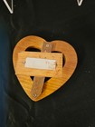 Vintage Wood Heart Wall Quilt Hanger