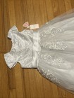 New Kiss Angel White Communion flower Girl Dress Size 14  See Measurements