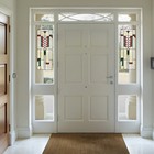 River Of Goods 23 375 h Velt Praire Stained Glass Window Green