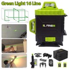 Pro 4d 16 Lines Laser Level Self Leveling Rotary 360  diy Cross Measure Set Us