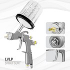 D1 Lvlp Air Spray Gun 1 3 1 7 2 0mm Nozzle W mix Cups A610 Car Paint Sprayer Gun