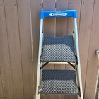 Werner 4-step Aluminum Folding Project Tray Step Stool Ladder