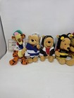 Disney Winnie The Pooh Bean Bag Plush Lot Of 8 W  Tags Tigger Eeyore
