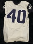 2014 Game Worn Used Nike Tcu Football Uniform Away Jersey  40 James Mcfarland