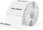 3x2 Inch Transparent Thermal Labels Stickers  Self-adhesive Clear Waterproof    