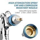 Hvlp Spray Gun Kit With 1 4 1 7 2 0 2 5mm Nozzles  Hvlp Air Spray Gun
