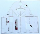 1 1 Fashion Design Ruler Cloth Apparel Drawing Templete Garment Prototype Rulers