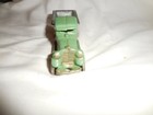 Vintage Cast Iron Arcade Dump Truck  4 1 2  Green And Silver
