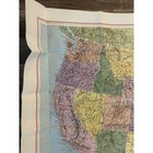 Vtg Large U s a  Map - Rand Mcnally Cosmopolitan Series - 52    X 34    - Has Folds