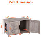 Cat Litter Box Enclosure Hidden Litter Box Furniture Washroom Storage Cabinet