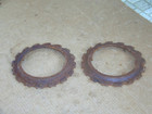 2 Vintage John Deere Cast Iron Planter Plates H694-b - 2 Corn Seed Bean