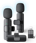 Lavalier Microphone Audio Video Recording Mini Mic For Android iphone Wireless