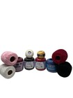 Lot Of 6 Size 10 Wrapped Crochet Threads Plus 4 Partial Color brand Variety