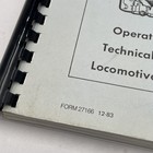 Vintage Burlington Northern Railroad Engineers Mechanical Book