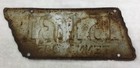 Vintage 1945 Tennessee License Plate  12    X 5 375     Rusty   c-6 