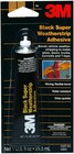 3m Black Super Weatherstrip Adhesive  03602  1 Fl Oz  1 Per Pack 