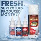 Starbond 2 Oz  Thin  Medium  Thick Superglue  ca Glue  And 6 Oz  Accelerator Kit
