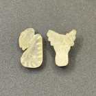 2 Ancient Agate Stone Amulet Bead Pendant