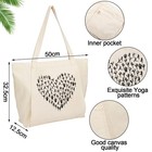 Yoga Bags For Women With Mat Carrier Canvas Pilates Tote Carryall Fits All Yo   