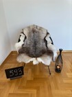 Luxurious Reindeer Hide Skin 135x101 Cm Scandinavian Rug Prime Quality Real  593
