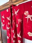 1950s Vintage Japanese Silk Kimono Gown Robe Coat Boho Jacket Antique Gift Haori