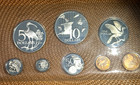 1974 Trinidad And Tobago 8-coin Silver Proof Set Ogp Coa 1 9242 Asw