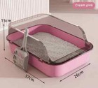 Cat Litter Box Automatic Self Cleaning Anti-splashing Semi-closed Cats Toilet