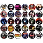 Kiss 1 25  Pinback Buttons 30 Pins Set 70s 80s Hard Rock Heavy Metal Retro Music