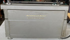 Vintage 1950s Remington Rand Portable Electric Typewriter With Cover Green Keys