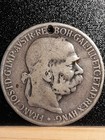 Austrian 5 Krona Dated 1900 23 G Silver Holed