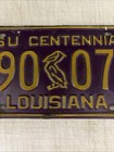 1960 Louisiana Lsu Centennial License Plate Tag 190 079