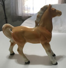 Vintage Porcelain Palomino Horse Figurine Japan 6    X 51 4   