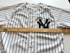 Vintage Majestic New York Yankees Pinstripe Jersey Men s  22 Size 44 Made In Usa