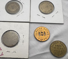 Lot Of  5  Vintage Pennsylvania Parking Tokens Hanover - Bellevue - Beaver Falls