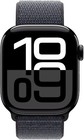 Apple Watch Series 10 42mm Gps Jet Black W  Ink Sport Loop Mwwg3lw a