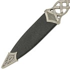 Scottish Celtic Twisted Steel Traditional Medieval Stone Sgain Dubh Dagger Knife