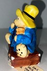 Vtg 1987 Paddington Bear Sitting On Suitcase The Toscany Collection Eden Japan