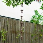 Garden Mushroom Rain Chain Hanging Mushroom Rain Chime For Home Or Garden
