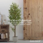 Maia Shop 6ft Artificial Olive Tree  Fake Plants For Home Decor