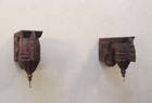 Wooden Wall Bracket Corbel Pair Lamp Plant Hanger Hook Bodhil Vintage Home Decor