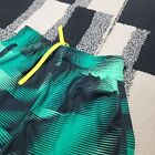 Nike Shorts Boys Large Green Dri-fit Athletic Sports Just Do It Swoosh Logo