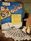 Vintage Retro Modern Old Style Woolworth Store Advertising Christmas Santa Sign 