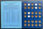 Lincoln Wheat Penny Collection Whitman  Album 1909-1940  82 Coins  Near Complete