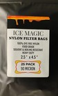 Premium Nylon Mesh Rosin Filter Bags 25 Pack - 2 5  X 4 5  - 37  90  120 Microns