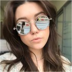 Retro Steampunk Round Sunglasses Men Women Circle Sun Glasses Uv400 Protection