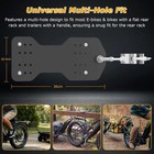 Universal Trailer Coupler Hitch For E-bike   Bike  Heavy-duty Cargo Connector