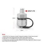 Quick Twist Oil Drain Valve W hose For M12x1 75 Stainless Drain Hose Attachment
