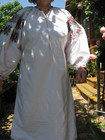 Handmade Vintage Antique Embroidery Folk Peasant Ukrainian Ethno Dressshirt