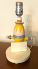 Vintage Hand-painted Wooden Humpty Dumpty Child s Nursery Lamp W out Shade
